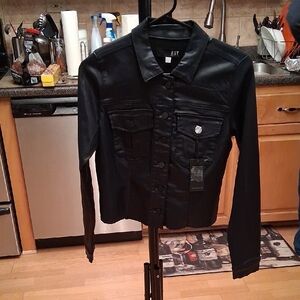 Kut from the Kloth Women's Black Denim Jacket